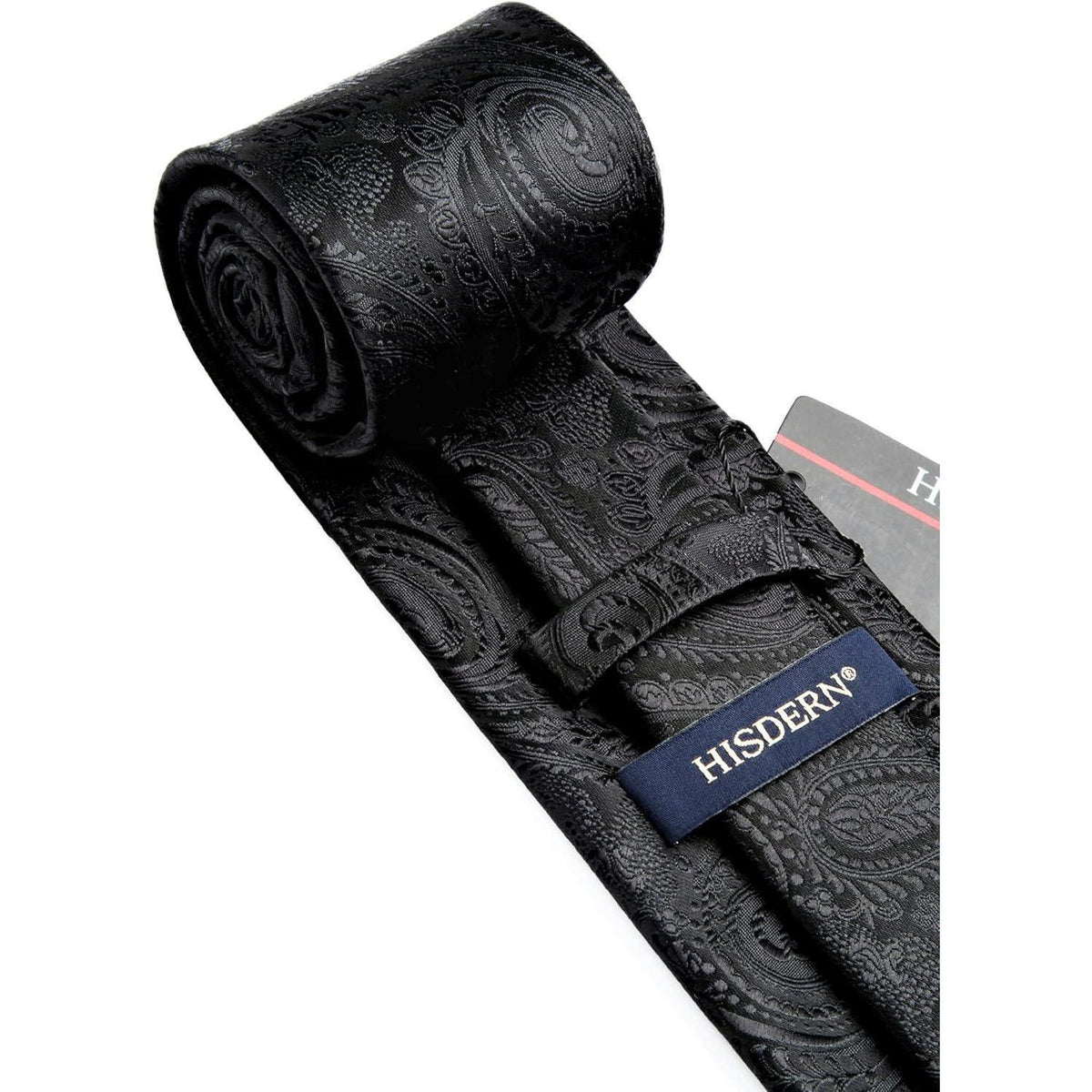 Krawatten-Set Paisley mit Einstecktuch für Herren, verschiedene Farben