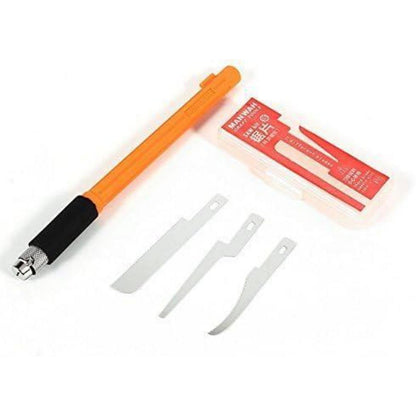 Mini Handsäge Set mit 3 Wechselklingen für Modellbau