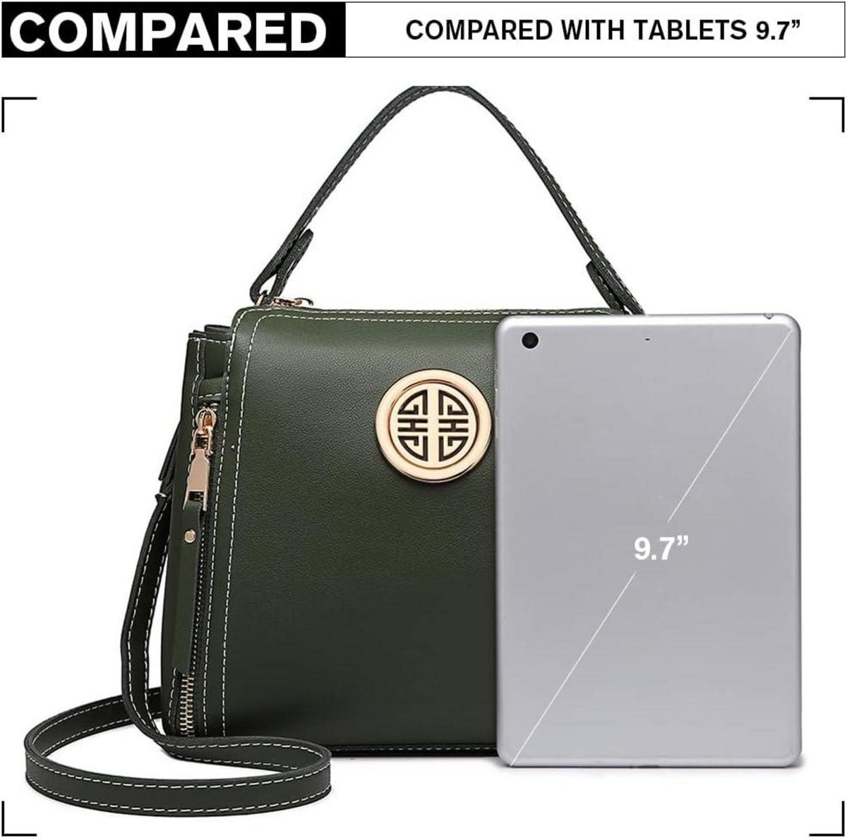 Damen Handtasche Schultertasche Henkeltasche PU Leder Umhängetasche
