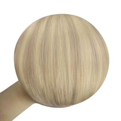 Echthaar Bondings Blond 50cm – 50g Keratin U Tip Extensions