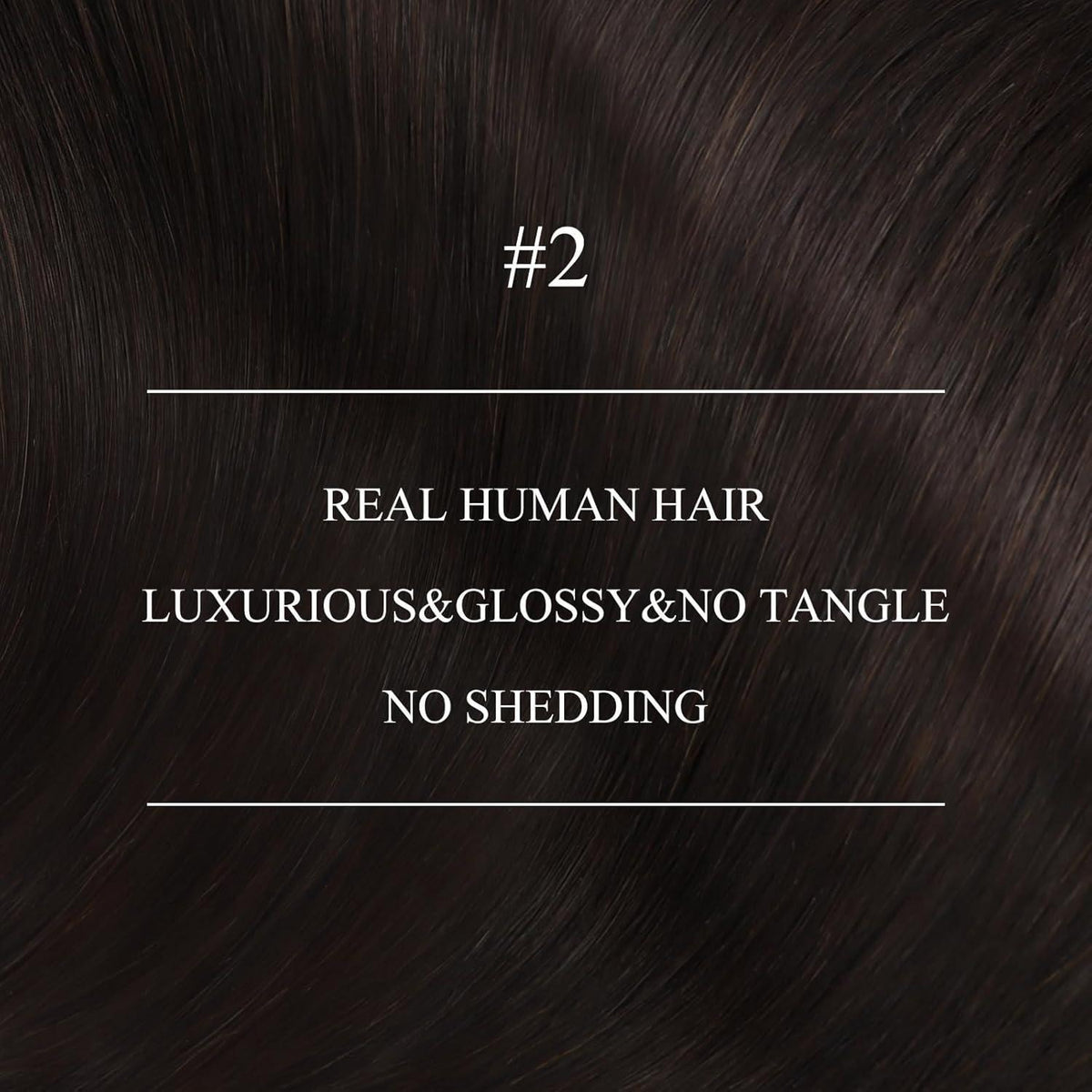 Echthaar Nanoring Extensions Braun 55cm – 50g