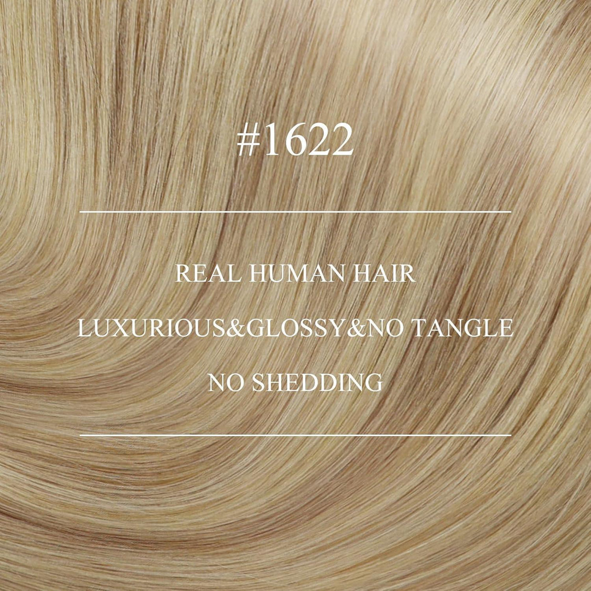 Echthaar Nanoring Extensions Blond – 35cm, 50g #16/22
