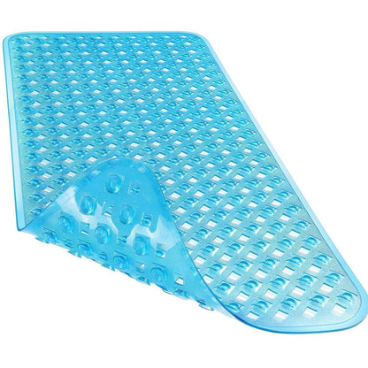 Badewannenmatte rutschfest 88x40 cm mit Abflusslöchern