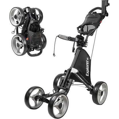 4-Rad Golfwagen Superlite mit Kühltasche und Zubehör