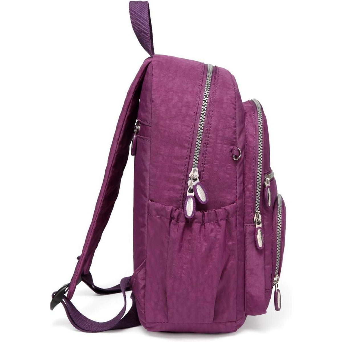 Damen Rucksack Nylon Leicht Klein Brunet Violett 9L