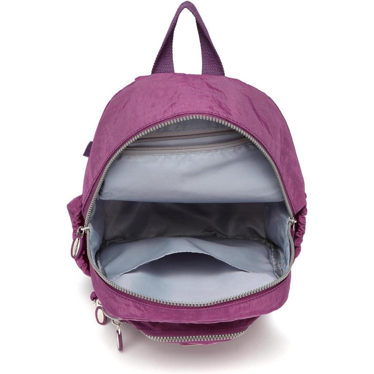 Damen Rucksack Nylon Leicht Klein Brunet Violett 9L