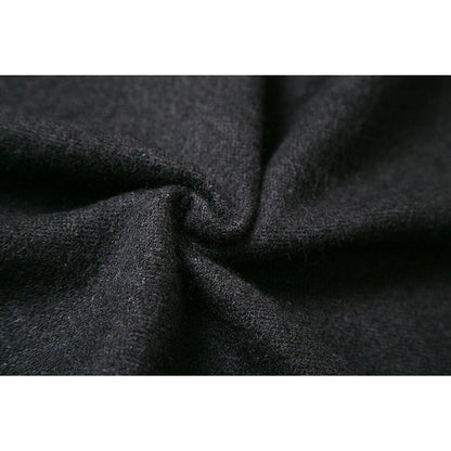 Vintage Farbblock Schal Wrap Poncho Damen Übergroß Schwarz