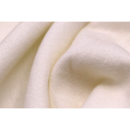 Kuscheliger Damen Schal Winter mit Fransen | Cremefarben
