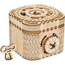Holz Puzzle 3D Laserschnitt Schatzkiste Modell Kit