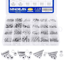 Schrauben Set Edelstahl 304 Senkkopf Innensechskant M2-M5 880 Teile