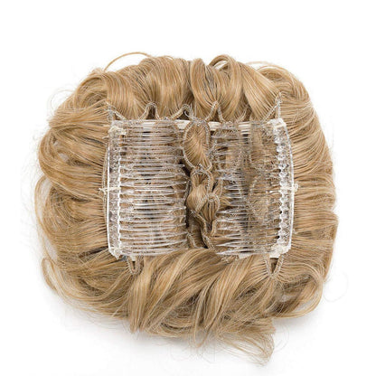 Dutt Haarteil Kaffee Braun Mix Bleichblond – Hochsteckfrisur