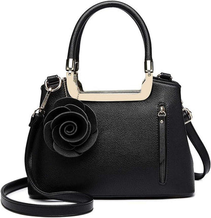 Stilvolle Miss Lulu Handtasche Blumen Henkeltasche Umhängetasche