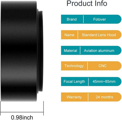 67mm Metall Standard Gegenlichtblende Sonnenblende für Kamera