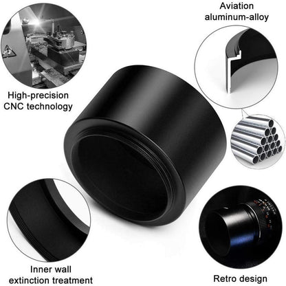 Fotover 67mm Metall Tele Gegenlichtblende Schraube-in für