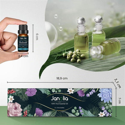Ätherisches Öl Set | 6x10ml | Entspannung & Wohlbefinden