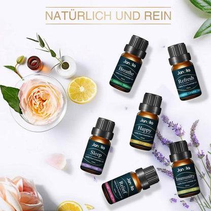 Ätherisches Öl Set | 6x10ml | Entspannung & Wohlbefinden