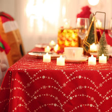 Wasserabweisende Weihnachtstischdecke Lotuseffekt 140x240 cm