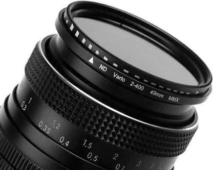 43mm Fotover Slim Variabler ND Filter ND2-ND400 für Canon Nikon Sony DSLR Kamera