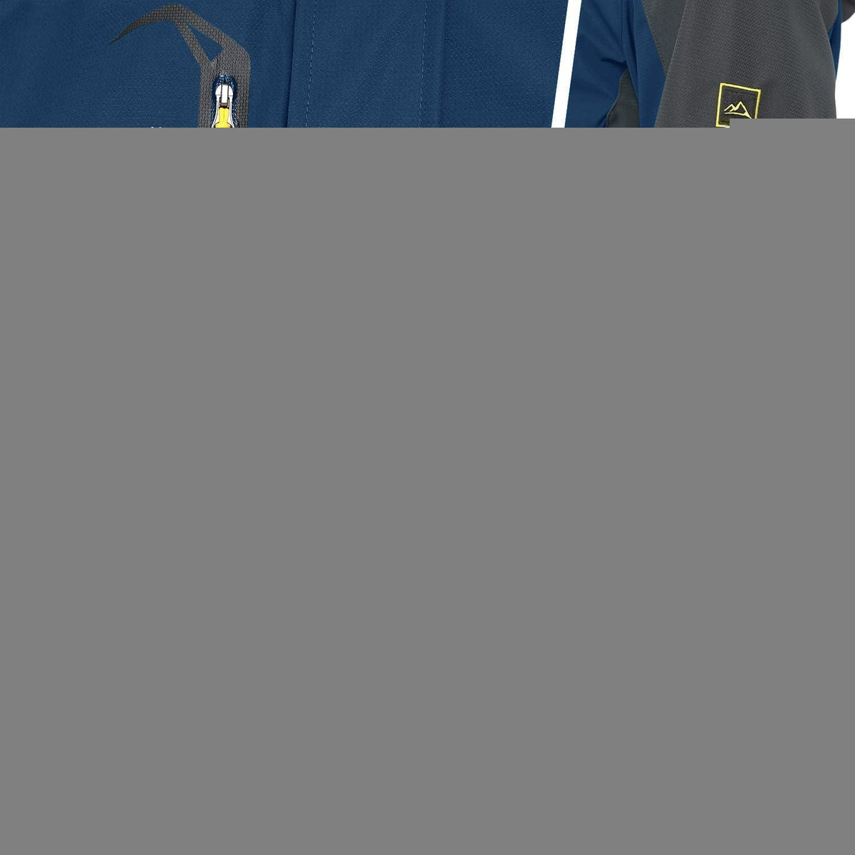 Herren Übergangsjacke wasserabweisend mit abnehmbarer Kapuze Marineblau XL