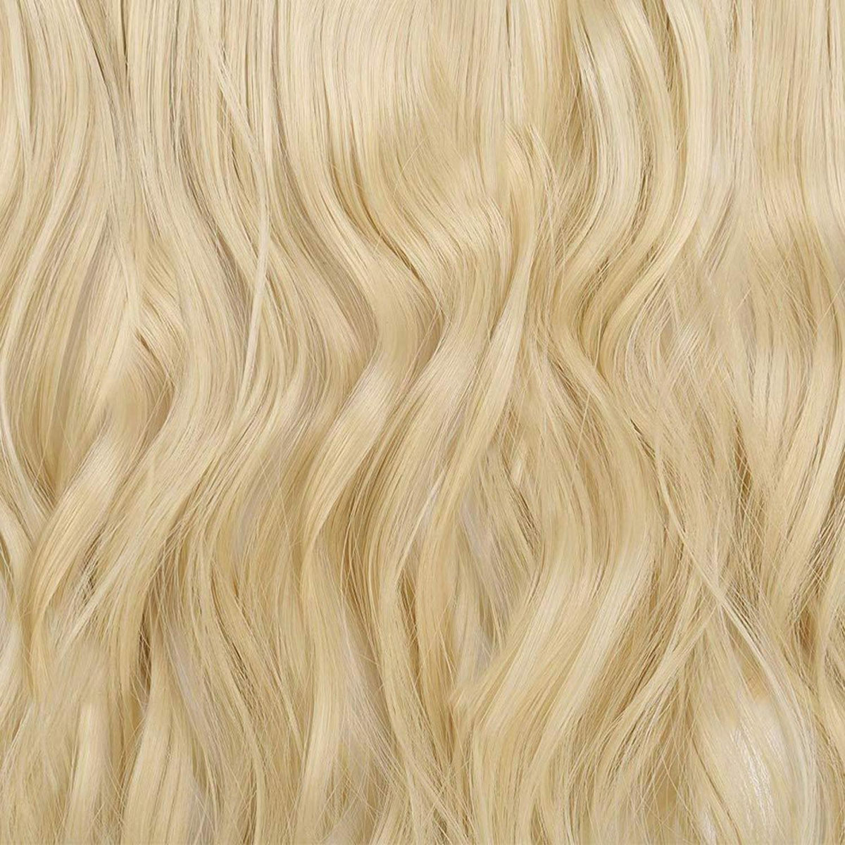 Gewellte Haarverlängerung Blond 73 cm – Clip-in Haarteil