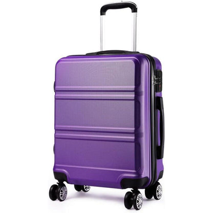 Koffer Trolley M (55cm) Violett mit TSA Schloss