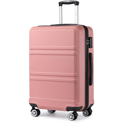 XL Reisekoffer Rosegold mit TSA Schloss, 75cm