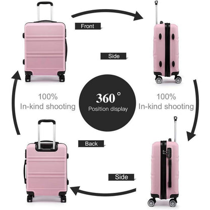 Hartschalenkoffer L (65cm) Pink mit TSA Schloss