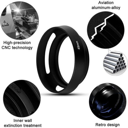 46mm Metall Gegenlichtblende Streulichtblende mit