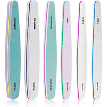 Nagelfeilen Emery Boards 6er Set Profi Maniküre Acryl