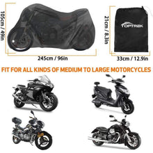 Motorrad Abdeckplane Wasserdicht Oxford XXL Harley Honda