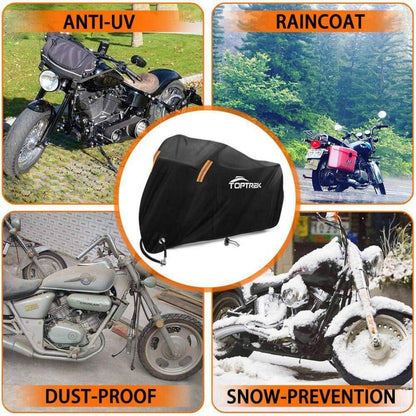 Motorrad Abdeckplane Wasserdicht Oxford XXL Harley Honda