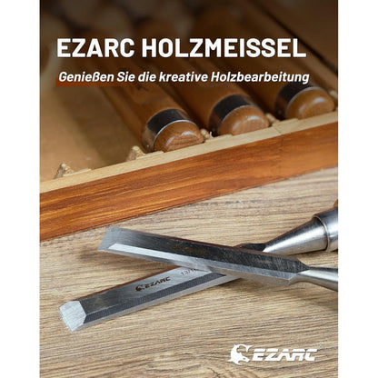EZARC 6-teiliges Stechbeitel Set für Holzarbeiten in