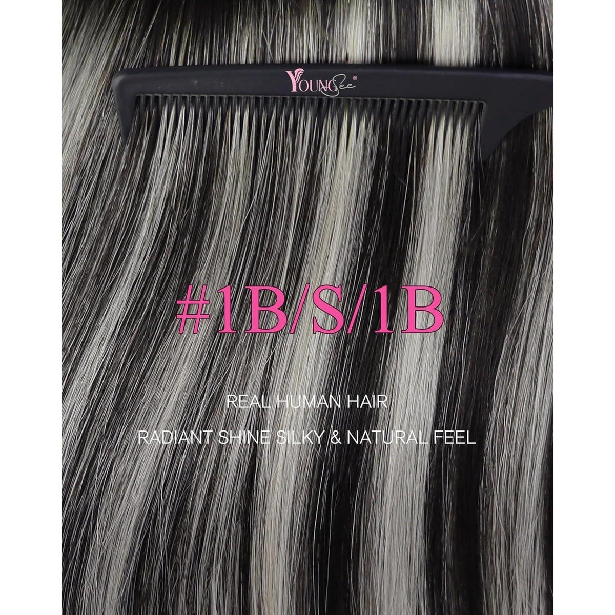 Braune Ombre Tape Extensions Echthaar 50cm – Remy Glatt