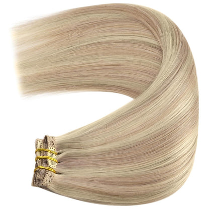 Blond Clip in Extensions Echthaar 40cm – 120g