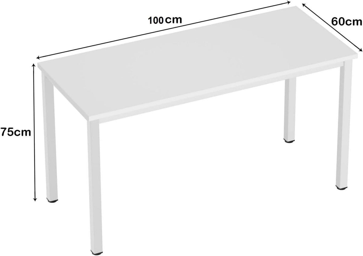 Schreibtisch Computertisch 100x60x75 cm Büro Home Office
