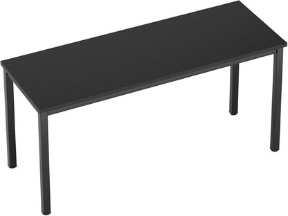 Computertisch Schreibtisch 120x60x75 cm Büro-Workstation Schwarz