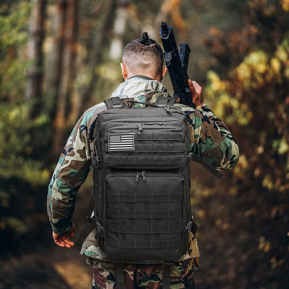 Rucksack 40L Militärisch Taktisch Molle Assault Pack Outdoor Camping