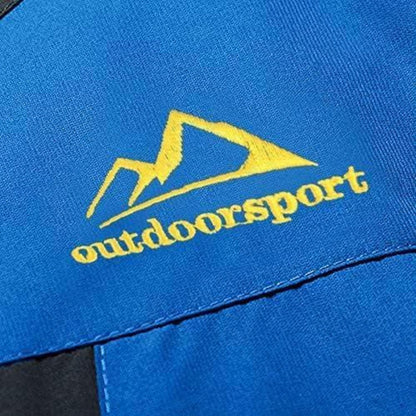 Herren Fleecejacke Winter Warm Gefüttert Skijacke Blau