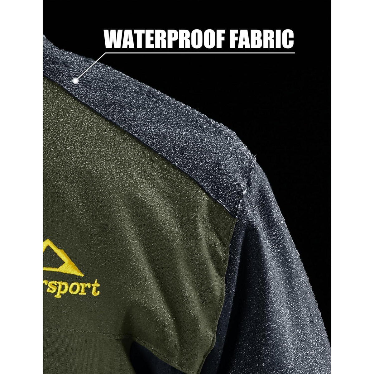 Herren Fleecejacke Winter Warm Gefüttert Skijacke Outdoor Grün XL