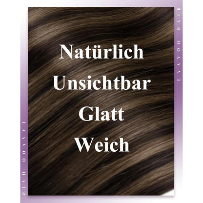 Remy Echthaar Micro Tressen Ombre Braun 12 Zoll