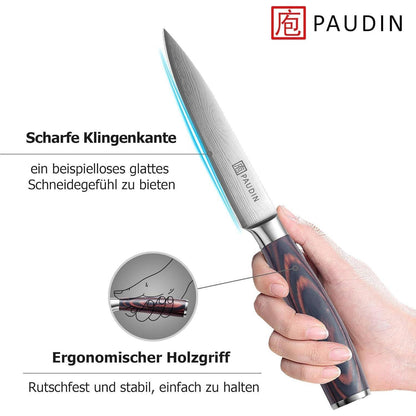 Kochmesser Allzweckmesser 13 cm Profi Küchenmesser Edelstahl