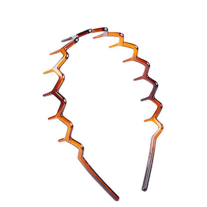 Haarreif mit Haifischzähnen – 2er Set Schwarz & Braun