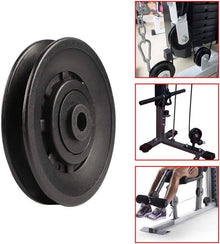 Topfinder Seilrolle 90mm mit Kugellager für Fitnessgeräte