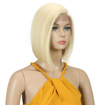 Lace Front Perücke Bob 24cm Blond – Atmungsaktiv & Natürlich