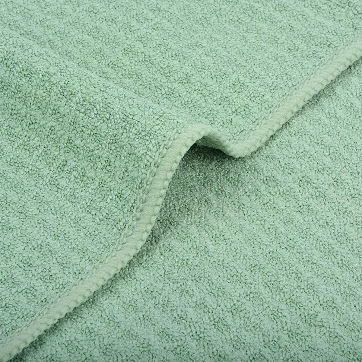 4er Set Grüne Mikrofaser Geschirrtücher 40x60cm - Weich & Saugfähig