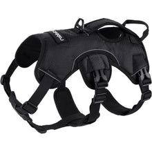 Hundegeschirr mit Griff, ausbruchsicher, L, Schwarz