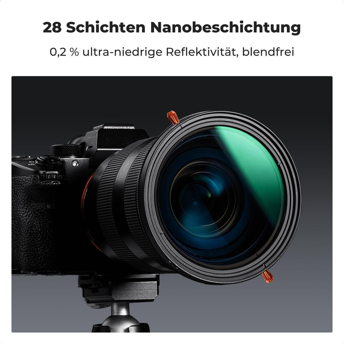 Variabler ND & Polfilter 2-in-1 für Kamera, 1-5 Blendenstufen