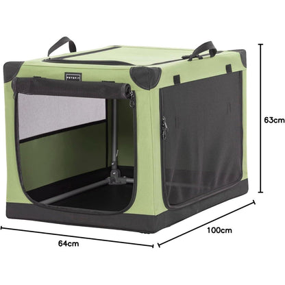 Faltbare Hundebox XL – Sicher & Komfortabel für Reisen