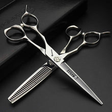 Linkshänder Friseurschere 6 Zoll – Japanisches 440C Stahl Set