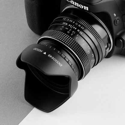 49mm Gegenlichtblende Tulip Blume für Canon Nikon Sony